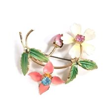 Painted flower rhinestone for sale  Pocopson
