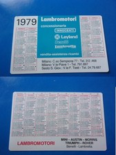 Calendario tascabile plastica usato  Solferino