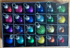 Christmas glass baubles for sale  BRADFORD