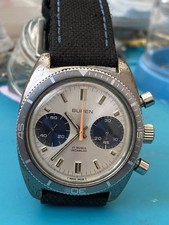Buren chronograph vintage for sale  POOLE
