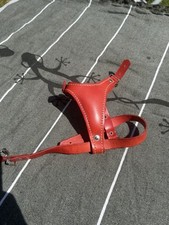Red leather dog for sale  LIVERPOOL