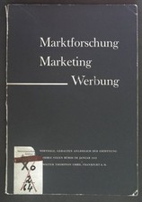 Marktforschung marketing werbu gebraucht kaufen  Koblenz