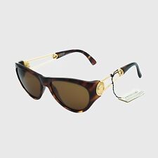 GIANNI VERSACE MOD 427 Meduza brązowe złote okulary przeciwsłoneczne vintage na sprzedaż  PL