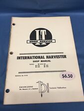 Shop manual international for sale  Lee