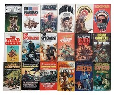 Mixed Lot of 18 War and Military Related Adventure Books Paperback MMPB segunda mano  Embacar hacia Mexico