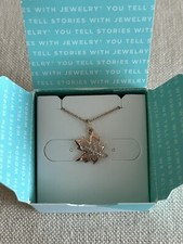 Colar de folhas Origami Coruja NL3015 ouro rosa "Begin Again" com corrente 18-20" "novo na caixa", usado comprar usado  Enviando para Brazil