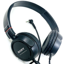 Fones de ouvido Sony com fio MDR-ZX100 preto no fone de ouvido 48 polegadas cabo ajustável, usado comprar usado  Enviando para Brazil