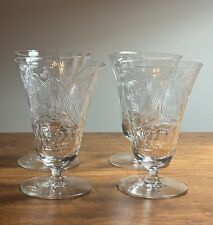 Set vintage etched for sale  Granger