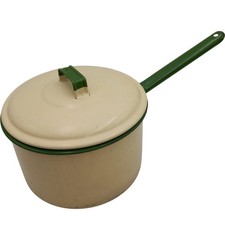 Vintage enamel saucepan for sale  UK