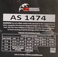 As1474 air spring for sale  RIPON