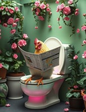 Chicken toilet metal for sale  DUNSTABLE