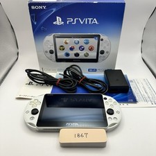 Console PS Vita Glacier branco PCH-2000 caixa fina usada testada Japão região livre, usado comprar usado  Enviando para Brazil