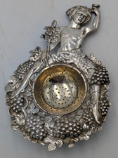 Silver tea strainer for sale  OAKHAM