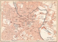 Norwich city map for sale  WISBECH