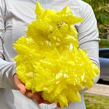 Hermosos minerales 4,36 lb AZUFRE NATIVO GRANDE segunda mano  Embacar hacia Mexico