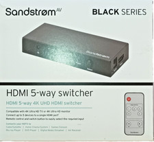 Sandstrom hdmi black for sale  DISS