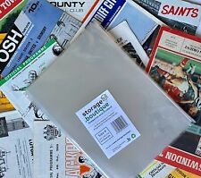 Football programme protection for sale  WEST KILBRIDE