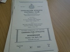 Carshalton athletic wokingham for sale  UK