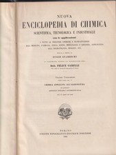 Nuova enciclopedia chimica. usato  Italia