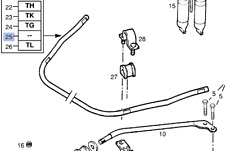 Usado, Barra estabilizadora oscilante frontal para Opel Vauxhall Corsa B 20mm 9191461 fabricante de equipamento original comprar usado  Enviando para Brazil