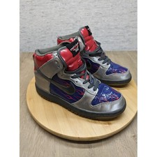 Usado, Tênis Nike Dunk High Optimus Prime Transformers Flames prata vermelho azul tamanho 7 comprar usado  Enviando para Brazil