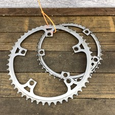 Usado, Correntes de estrada vintage SR Sakae 52/42T 144 BCD liga pista bicicleta de estrada corrida comprar usado  Enviando para Brazil