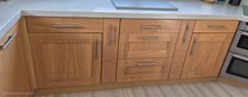 Oak kitchen units for sale  KENDAL