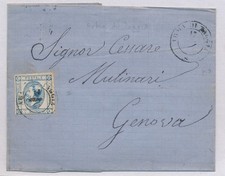 Storia postale 1863 usato  Lecco