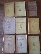 Lot volumes poesies d'occasion  Charmes