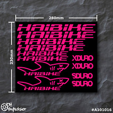 Sticker haibike rosa usato  Spedire a Italy