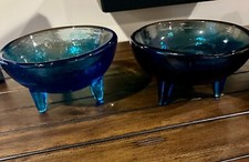 Blue glass round for sale  North Wales
