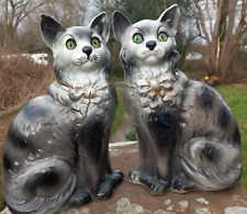 Pair antique staffordshire for sale  USK