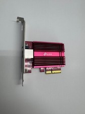 Placa de Rede PCIe TP-Link 10Gbps (TX401) - PCIe para 10 Gigabit Ethernet - Vermelha comprar usado  Enviando para Brazil