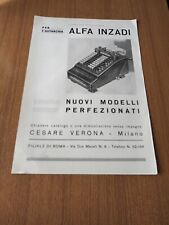 1938 addizionatrice alfa usato  Romallo