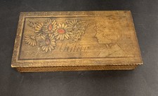 Antique pyrography wood for sale  Gainesville