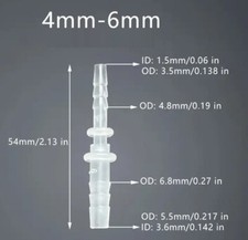 4mm 6mm schlauchadapter gebraucht kaufen  Reutlingen