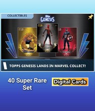Topps Marvel Collect Topps Genesis Conjunto Super Raro Apenas Digital comprar usado  Enviando para Brazil