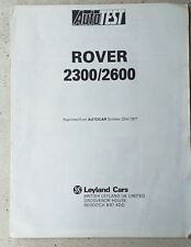 Leyland rover 2300 for sale  LYDNEY