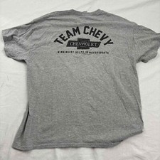 Camiseta Team Chevy Gildan unissex cinza manga curta gola redonda estampada extra grande comprar usado  Enviando para Brazil