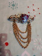 Heraldic crest brooch for sale  Stevens Point