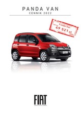 2022 MY Fiat Panda Van 04 / 2022 Broschüre brochure catalogue na sprzedaż  PL