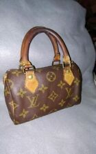 Autêntica Bolsa Satchel Vintage LOUIS VUITTON Marrom Monograma Mini Speedy ~ 6"x 4"  comprar usado  Enviando para Brazil