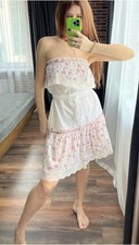 Dolce Gabbana Bawełniana sukienka Sundress Kwiatowy nadruk. Rozmiar IT 40 na sprzedaż  Wysyłka do Poland