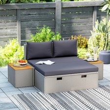 Utsunny polyrattan sonnenliege gebraucht kaufen  Hamburg