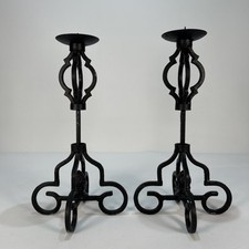Metal candlesticks ornate for sale  COLCHESTER