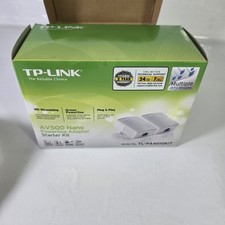 TP Link AV500 Nano Powerline Starter Kit TL PA4010KIT Novo em folha Caixa Aberta comprar usado  Enviando para Brazil