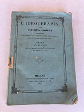 Idroterapia ossia acqua usato  Mel