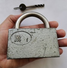 Cadeado articulado antigo da URSS com 1 trava de chave secreta, anos 80 soviético - RARO!!!! comprar usado  Enviando para Brazil