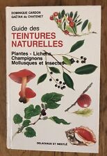 Guide teintures naturelles d'occasion  Angoulême
