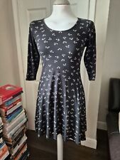 Black floral patterned for sale  OLDBURY